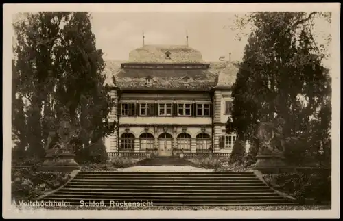 Ansichtskarte Veitshöchheim Schloß Rückansicht 1936