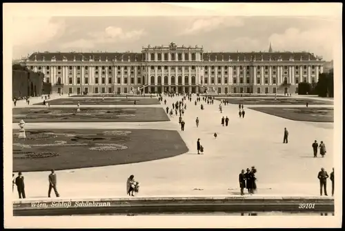 Ansichtskarte Hietzing-Wien Schloss Schönbrunn 1931