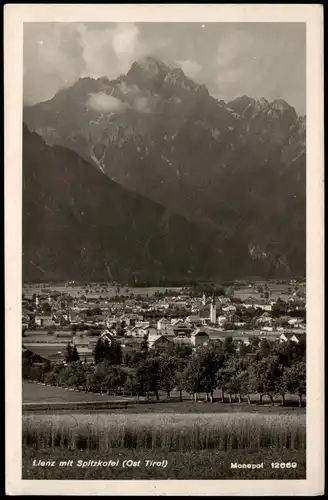 Ansichtskarte Lienz Blick auf die Stadt 1934