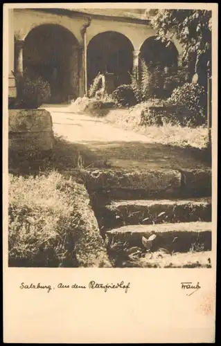 Ansichtskarte Salzburg aus dem Petersfriedhof 1929