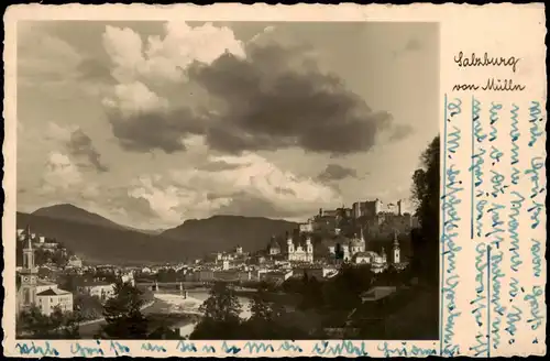 Ansichtskarte Salzburg von Mülln 1940