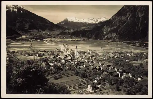 Ansichtskarte Zams Blick auf die Stadt 1933