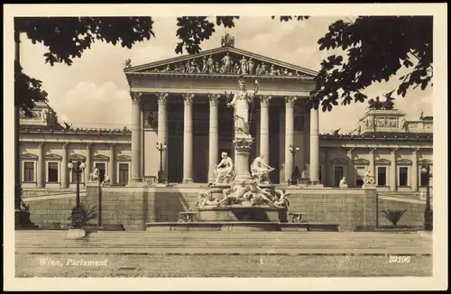 Ansichtskarte Wien Parlament 1932