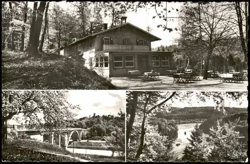 Grünwald (Oberbayern) Idyll in Grünwald - Tiroler Alm, Mehrbildkarte 1960