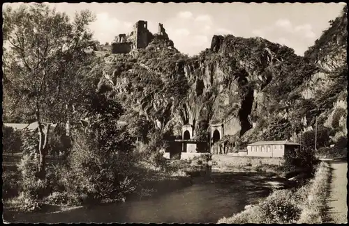Ansichtskarte Altenahr Ahrpartie mit Burg Are 1956