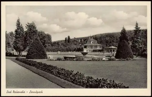 Ansichtskarte Bad Neuenahr-Bad Neuenahr-Ahrweiler Partie im Lennepark 1955