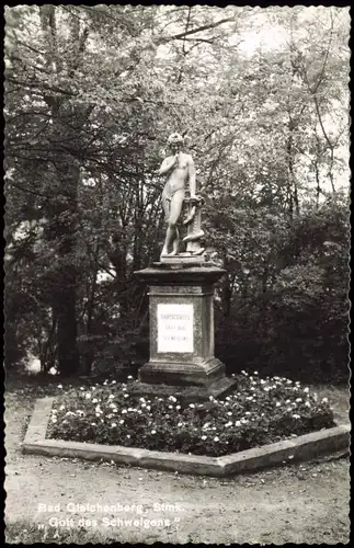 Ansichtskarte Bad Gleichenberg Gott des Schwelgen, Statue 1962
