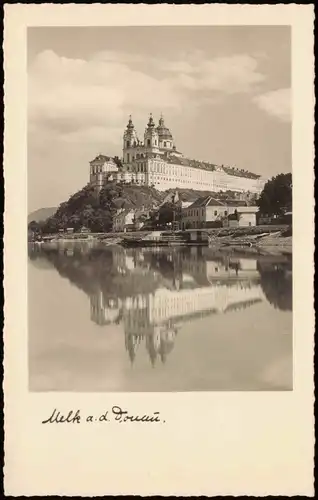 Ansichtskarte Melk Stift Melk a.d.Donau 1950