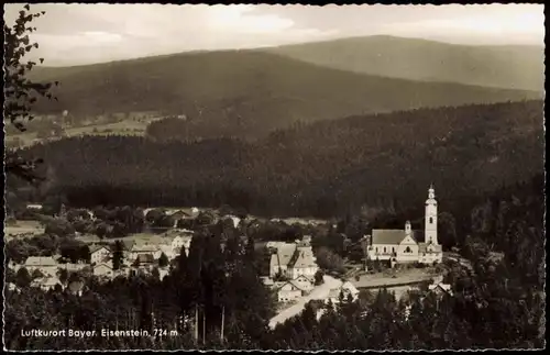 Ansichtskarte Bayerisch Eisenstein Panorama-Ansicht, Teilansicht 1960