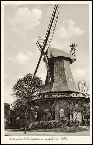 Ansichtskarte Wilhelmshaven Partie a.d. Koppehörner Mühle 1955