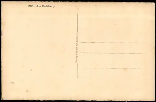 Ansichtskarte Salzburg Gaisberg im Winter, Stimmungsbild 1932