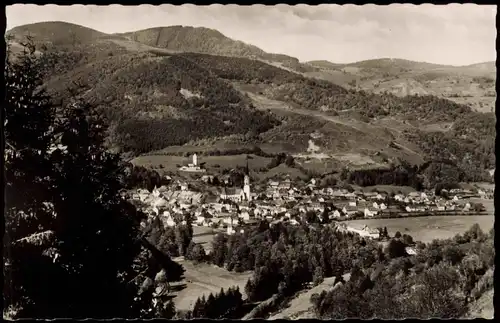 Ansichtskarte Schönau im Schwarzwald Panorama Blick, Ort im Schwarzwald 1960