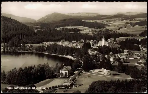 Ansichtskarte Titisee-Neustadt Panorama-Ansicht; Schwarzwald Blick 1964
