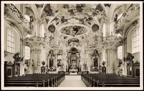 Birnau-Uhldingen-Mühlhofen Wallfahrtskirche Zisterzienser-Propstei Birnau 1951