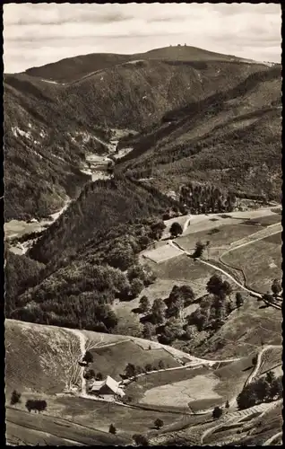 Ansichtskarte Freiburg im Breisgau Blick vom 1286 m hohen Schauinsland 1960