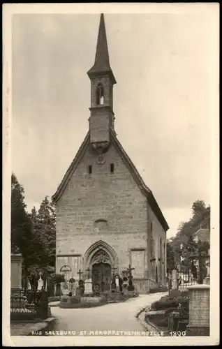 Ansichtskarte Salzburg AUS SALZBURG ST. MARGARETHEN-KAPELLE 1927