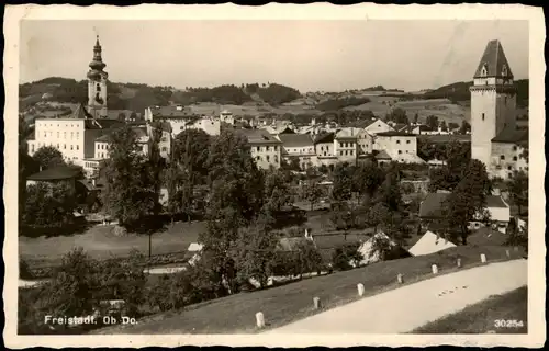 Ansichtskarte Freistadt Oberösterreich Freystadt Panorama  1942  Feldpost