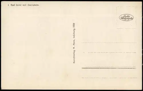 Ansichtskarte Bad Ischl Panorama-Ansicht, Totalansicht mit Dachstein 1929