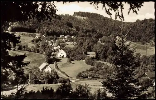 Goldmühl-Bad Berneck im Fichtelgebirge Panorama- Ort im Fichtelgebirge 1969