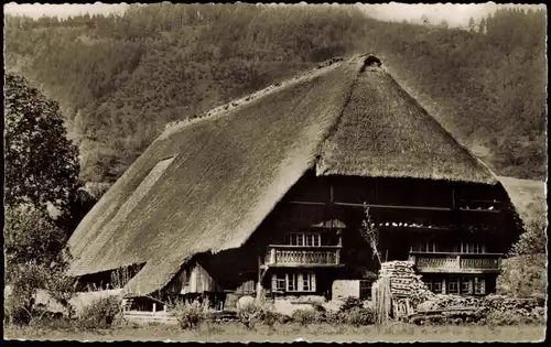 .Baden-Württemberg Schwarzwaldhaus (Schwarzwald ohne Ortsangaben) 1960