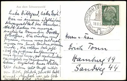 .Baden-Württemberg Schwarzwald (Mittelgebirge) Black-Forest-Views 1957