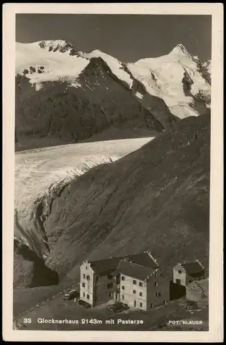 Ansichtskarte Zell am See Großglocknerhaus, Autos 1932