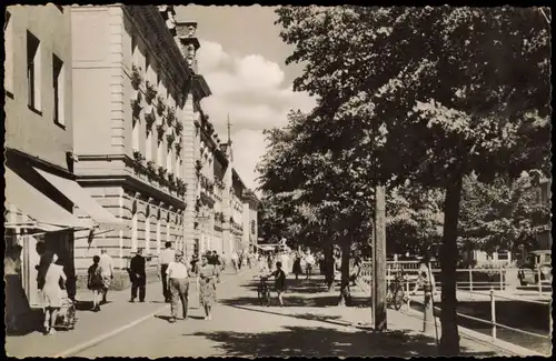 Ansichtskarte Bad Wörishofen Kurpromenade 1955