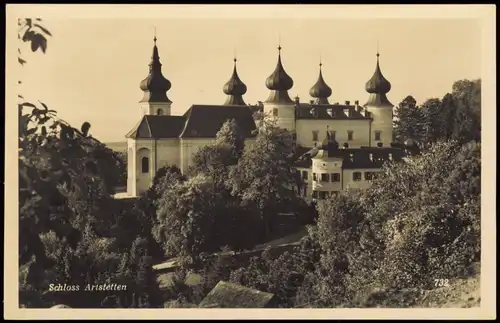 Ansichtskarte Artstetten-Pöbring Partie am Schloß 1930