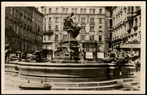 Ansichtskarte Wien Neuer Markt Rafael Donnerbrunnen 1927