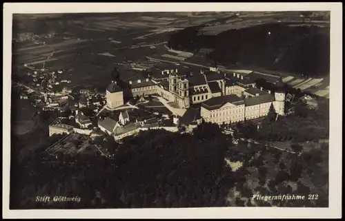 Ansichtskarte Furth bei Göttweig Luftbild 1929