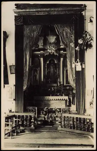 Foto  Religion/Kirche - Kirche Altar 1931 Privatfoto