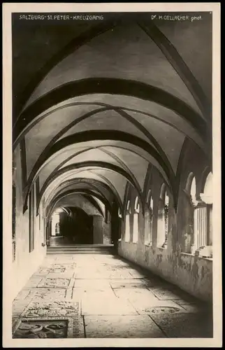 Ansichtskarte Salzburg Stiftskeller St. Peter - Kreuzgang 1930
