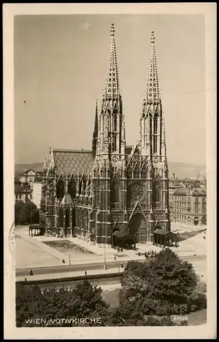 Ansichtskarte Wien Votivkirche 1933