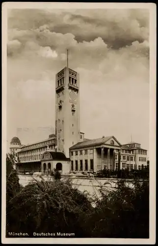 Ansichtskarte München Deutsches Museum - Fotokarte 1929