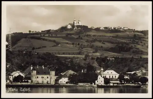 Ansichtskarte Maria Taferl Blick auf das Ufer 1932