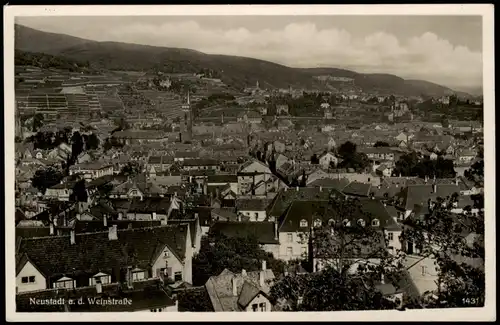 Neustadt an der Weinstraße Neustadt an der Haardt Blick auf die Stadt 1931
