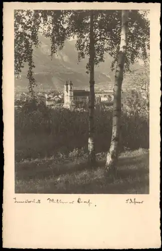 Ansichtskarte Innsbruck Blick auf die Stadt 1929