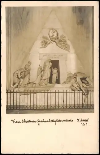 Ansichtskarte Wien Christinen Grabmal Augustinerkirche 1932