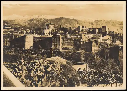 Postales Granada Granada Alhambra, Stadt - Fotokarte 1932