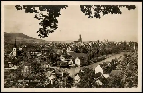 Ansichtskarte Bern (Schweiz) Berne vom Aargauer Stalden aus 1927