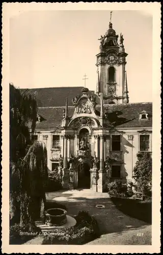 Ansichtskarte Dürnstein Stiftshof 1930