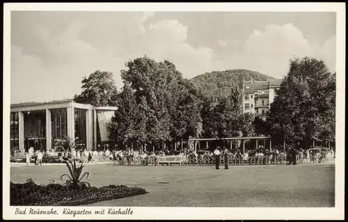 Bad Neuenahr-Bad Neuenahr-Ahrweiler Kurpark Kurgarten mit Kurhalle 1954