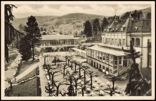 Ansichtskarte Bad Orb Kurpark Kurhaus mit Konzerthalle 1962