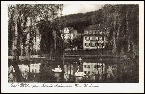 Ansichtskarte Bad Wildungen Reinhardshausen Haus Hubertus 1955