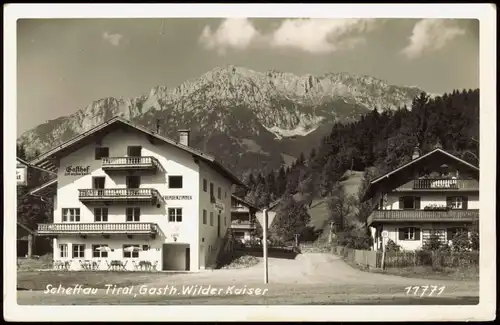 Ansichtskarte Scheffau am Wilden Kaiser , Gasthaus Wilder Kaiser 1958