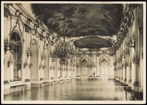 Hietzing-Wien Die Große Galerie. La Grande Galerie. Schloss Schönbrunn 1928