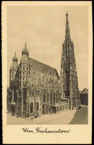Ansichtskarte Wien Stephansdom 1928