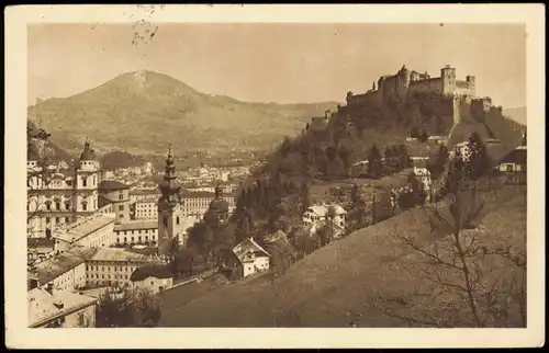 Ansichtskarte Salzburg vom Mönchsberg 1923