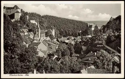 Ansichtskarte Blankenheim (Ahr) Panorama-Ansicht, Teilansicht 1955