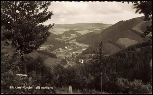 .Nordrhein-Westfalen Hundemtal im Sauerland (Mittelgebirgsregion) 1960